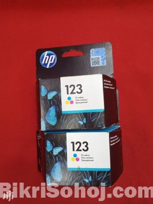 HP Genuine 123 Tri-color Ink Cartridge